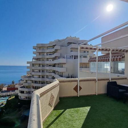 Benalbeach. Espectacular Terraza, Vistas Al Mar. Бенальмадена Экстерьер фото